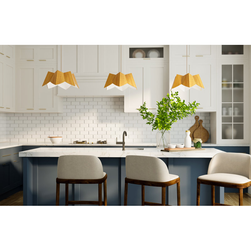Physalis 1 - Light Pendant, Sand, 5.91" H x 13.78" W x 13.78" D