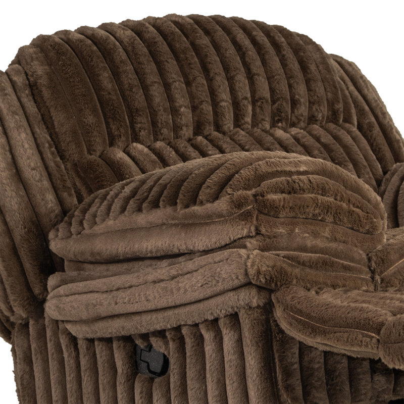 Fauteuil inclinable Adeltraud, Chocolat