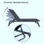 Chaise longue inclinable longue 75 "-2095298992