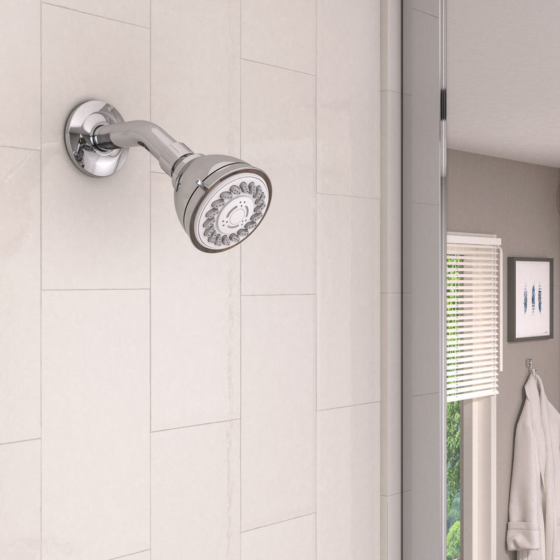 Pomme de douche à massage réglable Stylewise, Chrome poli