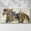 Gallop - 3 pièces, reproduction encadrée sur toile-1173058288-1173058290