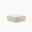 Canapé à compression, canapé convertible au sol, canapé modulaire à désossage modulaire sans assemblage requis, tissu polaire circulaire, 1 repose-pieds, blanc-2078165757