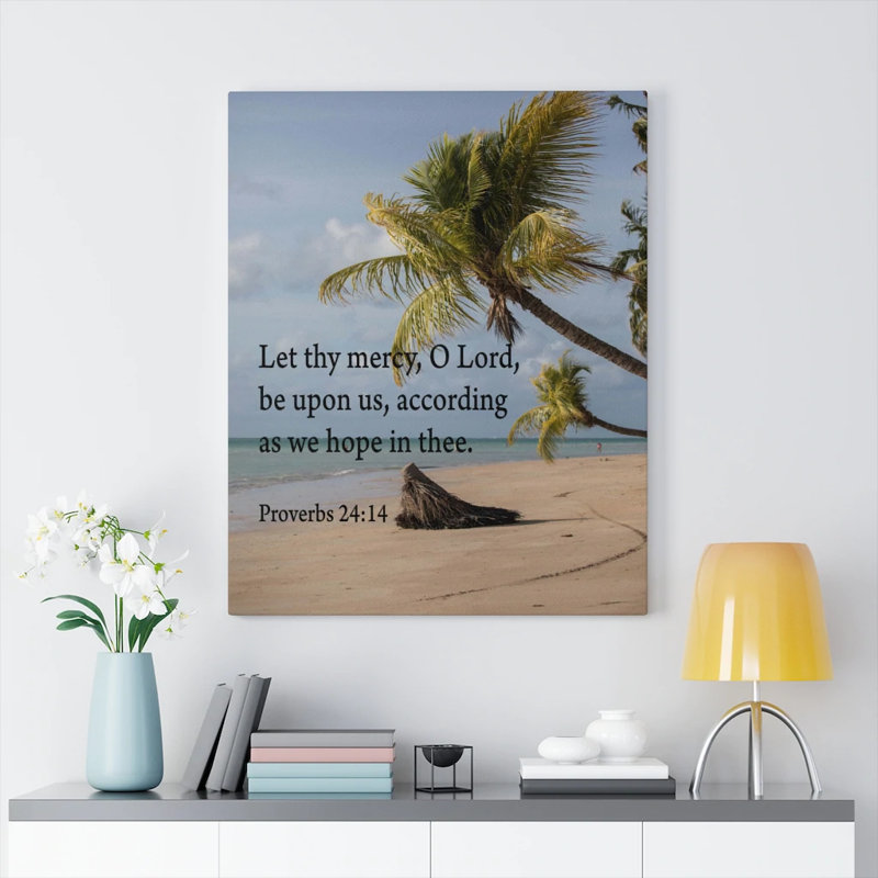 Let Thy Mercy - Wrapped Canvas Print, 76cm H x 61cm W