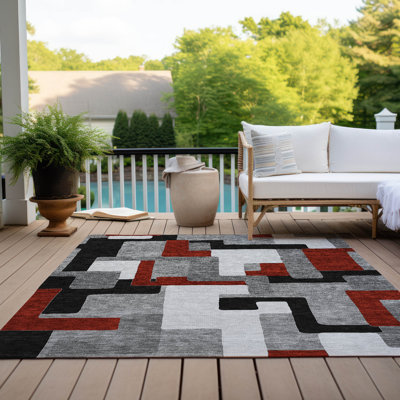 Tapis intérieur / extérieur antidérapant Chayden