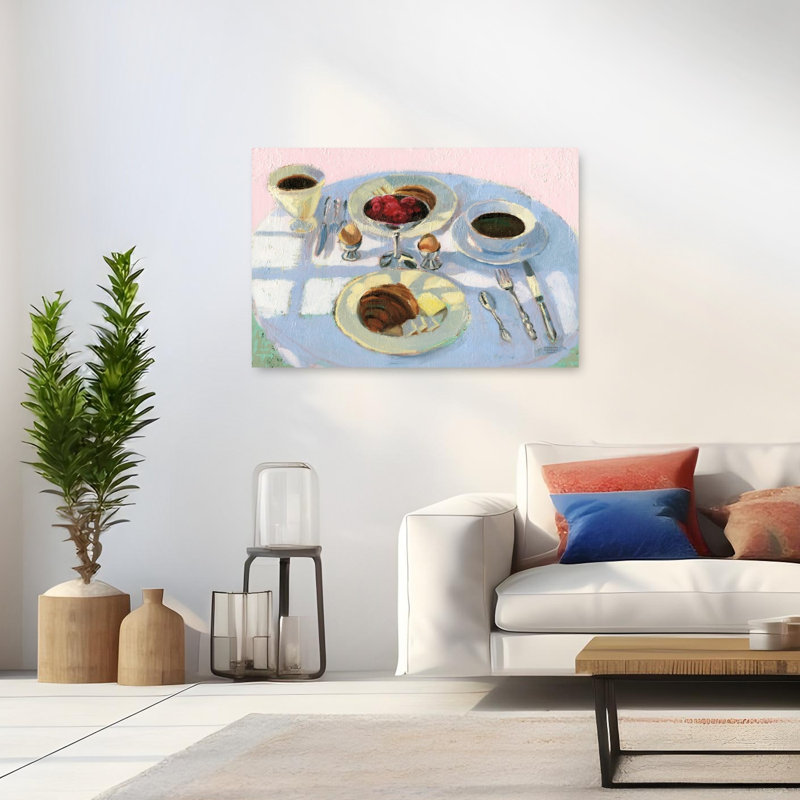 Tabletop I Impression d'art mural contemporain, H 32 po x l 48 po