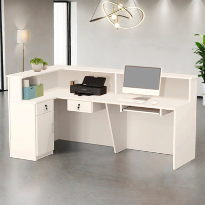 Mallette Front Desk Reception Desk and Computer Table