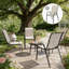 Ensemble de 4 chaises d'extérieur empilables-2089743464