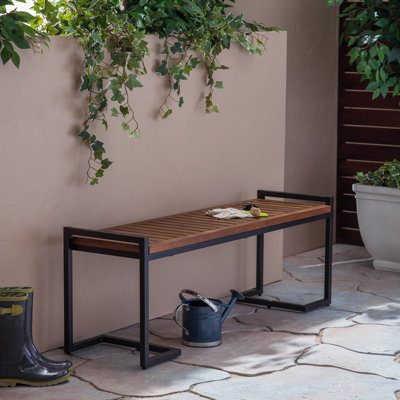 Banc moderne, banc de patio, banc industriel
