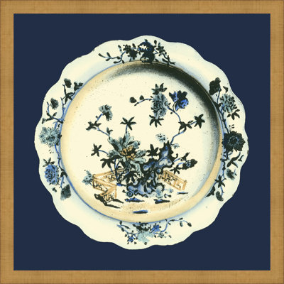 « porcelaine plate i », impression encadrée