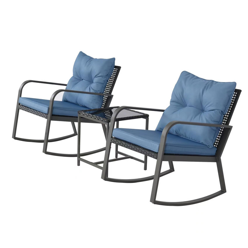  Ensemble bistro pour l'extérieur, Bleu