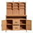 45.3" L Multi-Functional Outdoor Patio Kitchen Island with Hutch-908619707