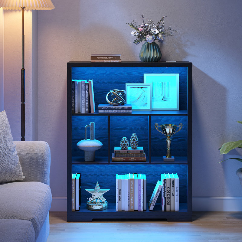 101cm H x 80cm W Bookcase, Black