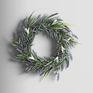 Faux Lavender 24'' Wreath