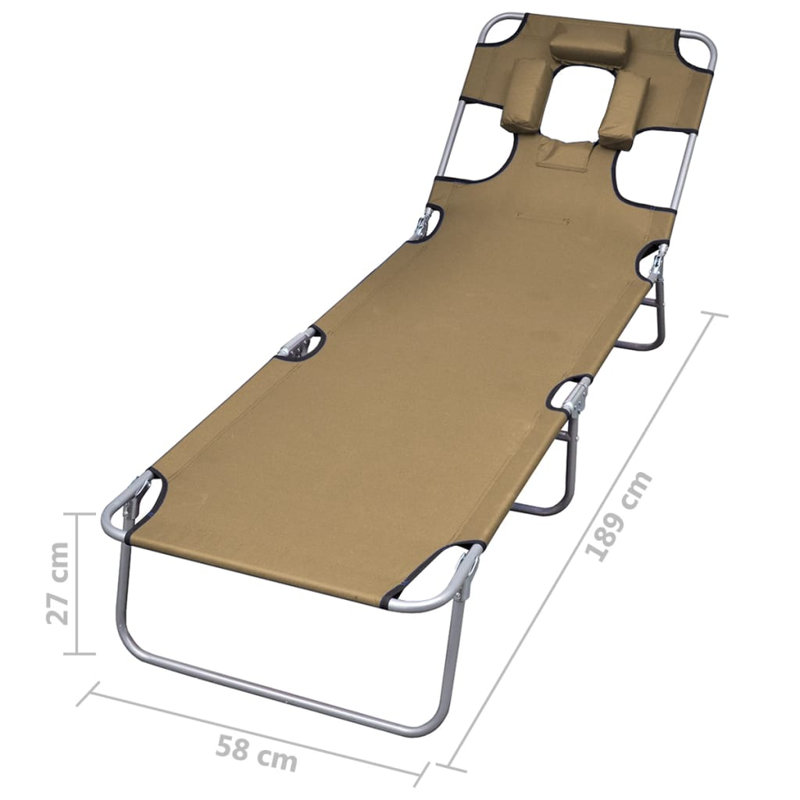 Bonheur 75.6" Long Single chaise, Taupe