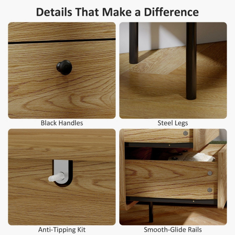 60 cm W Chest of 4 Drawers