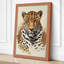 Leopard in Stillness Boho - Wrapped Canvas-321008797-321008798