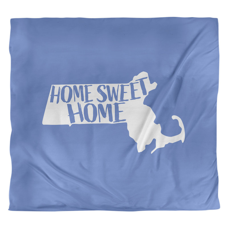 Housse de couette simple Massachusetts, Housse de couette pour grand lit, Rose, Microfibre
