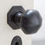 Hammer & Tongs - Octagonal Rim & Mortice Door Knob - W60mm - Raw