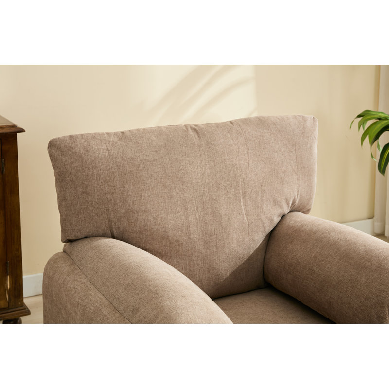Fauteuil d'appoint Madell, Brun