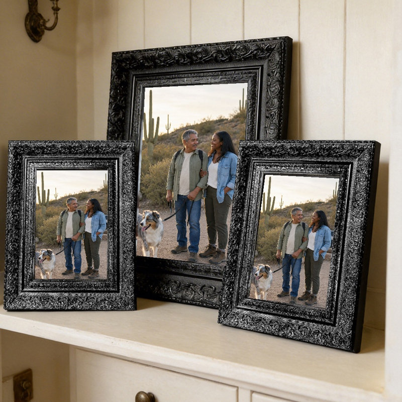 Cadre photo 1 pièce noir pour décor de photos 11 "x 14", Noir, 1, 11" x 14"