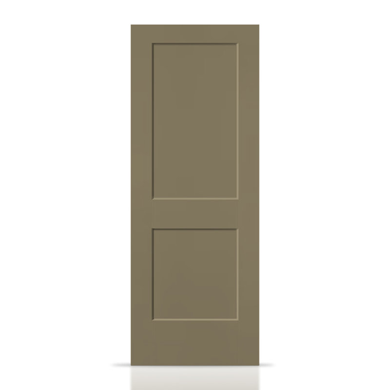 Porte standard à panneaux, Vert olive, 36 po x 80 po