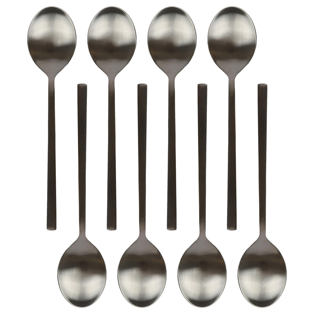 Stainless Steel Dessert Spoons - 20cm - Pack of 8