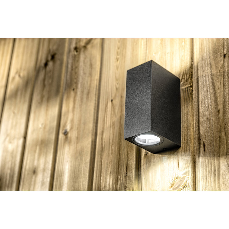 Uur Black 2 - Bulb Outdoor Flush Mount