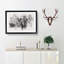 The Majestic Elephant Watercolour - Single Picture Frame Print on MDF-56740178-56740180