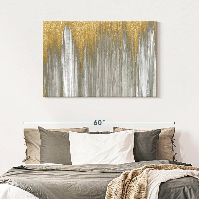 Avery Gold Falls, 30" H x 45" W