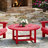 Laguna Outdoor Poly Adirondack 38" Round Coffee Table-107330430
