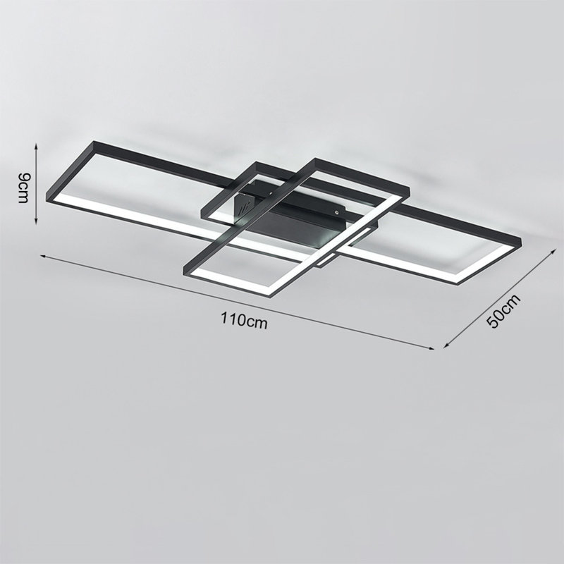 Aluminum LED Semi Flush Mount