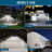 Smart 5 - Head LED Solar Powered Dusk to Dawn Outdoor Security Flood Light with Motion Sensor