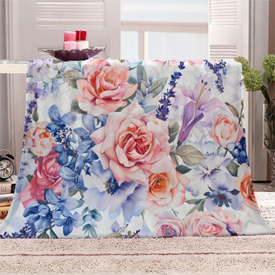 Couverture en molleton Floral Floral
