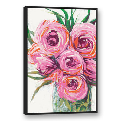 " Vase With Bright Flowers "