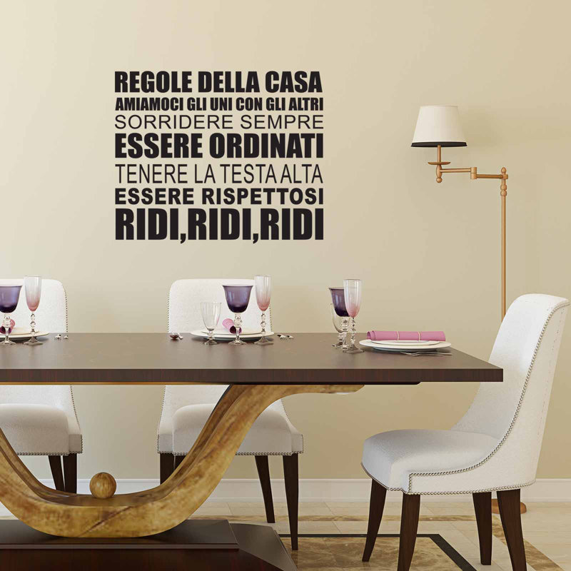 Text & Numbers Wall Decal