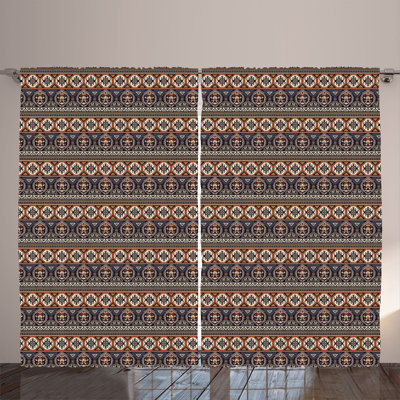 Semi Sheer Curtain Pair
