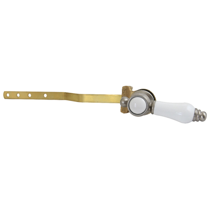 Kingston Brass Bel Air Front Mount Toilet Tank Lever, Brushed Nickel