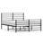 Metal Bed Frame with Headboard & Slats, No Mattress, Easy Assembly-116091929-116091932