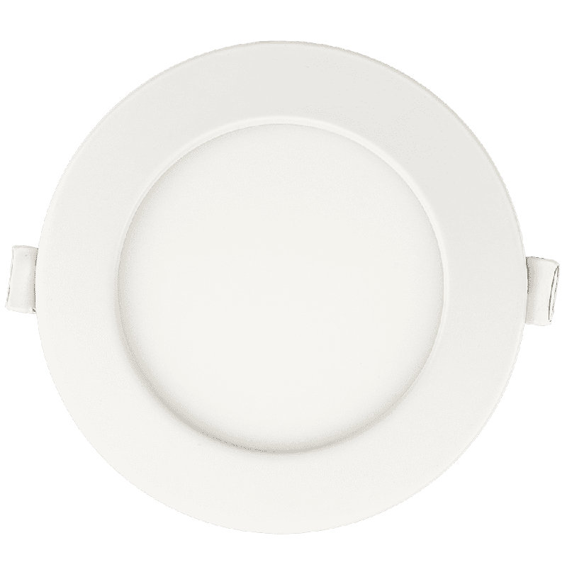 Luminaire encastré rond ultra mince à DEL 4 po certifié et ignifuge - couleur sélectionnable, intensité variable de 925 lumens