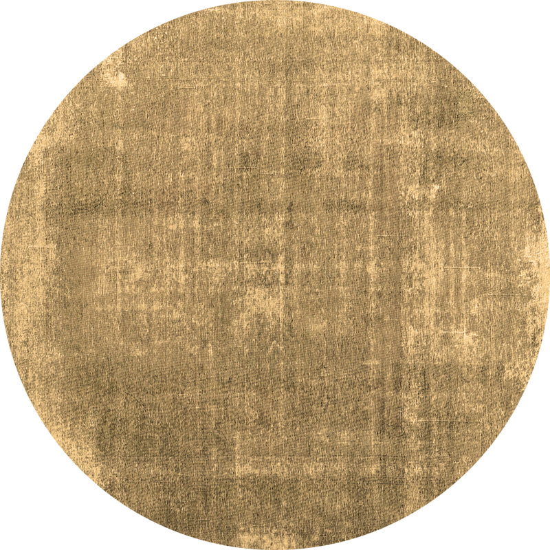 Washable Abstract Indoor Rug, Round 8'