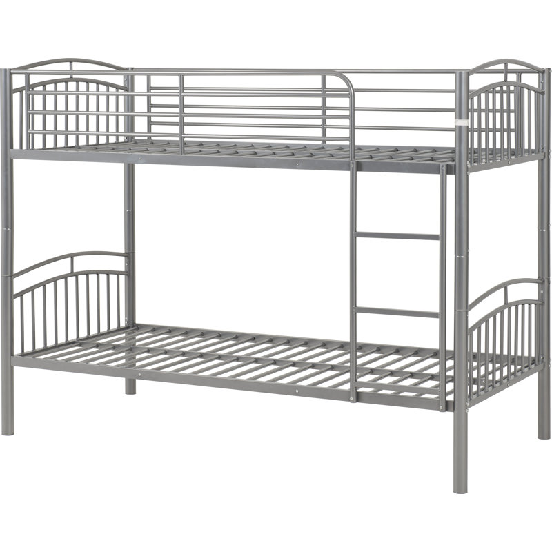 Domenica Single Bunk Bed, Silver