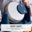Gaufrier rotatif Martha Stewart, indigo-134433239