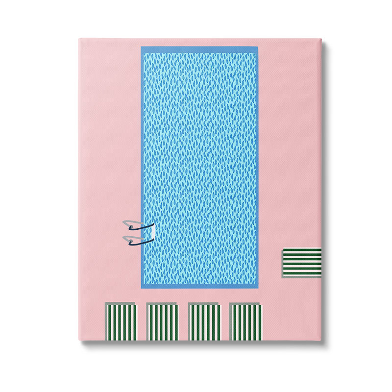 " Abstract Summer Pool Single Picture Frame " by Regina Moore on, 48" H x 36" W
