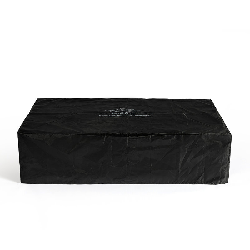 Concrete Propane Gas Fire Pit, 48-Inch Rectangular, 50000 Heat, Easy To Start, Lava Rocks, Cover, No Assembly Required Pit Table, Convertible Natural