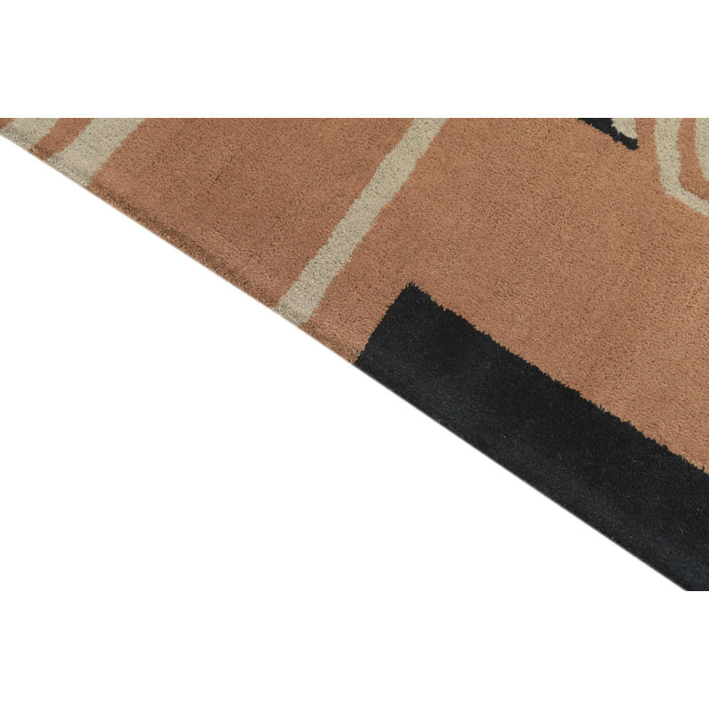 Tapis brun clair 5 x 8 Pharris