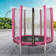 Round Backyard Trampoline with Safety Enclosure