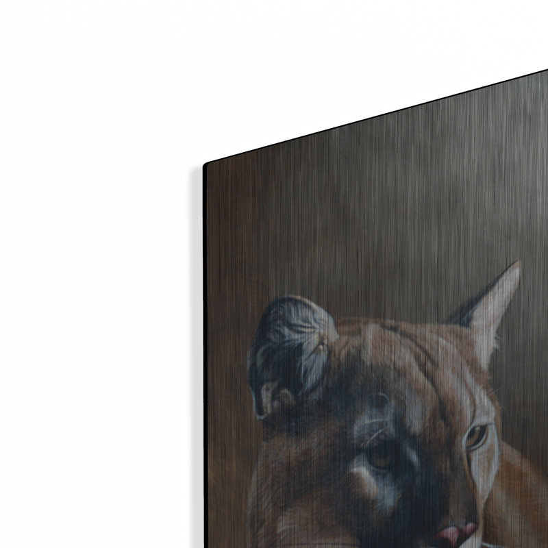 "Cougar" par Ron Parker, H 24 po x l 16 po