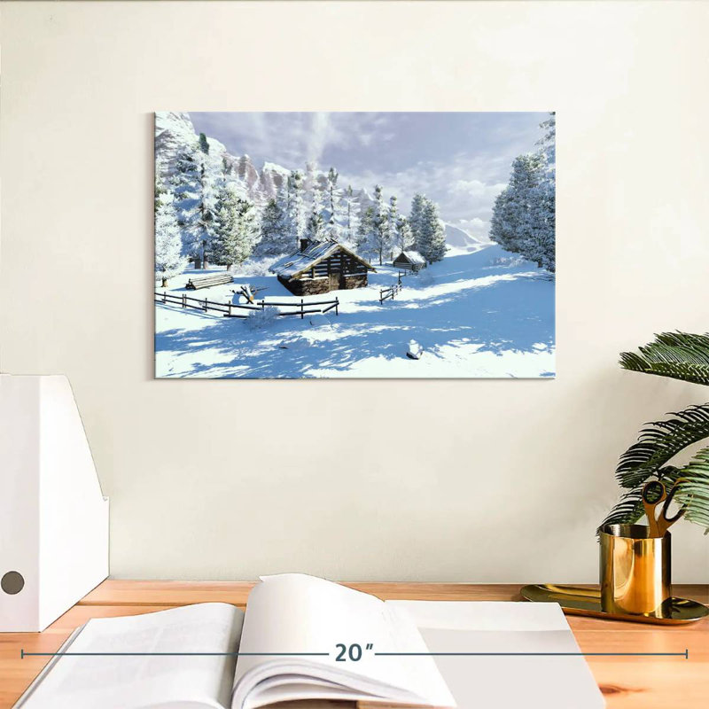 Chalet d'hiver confortable Alvord, H 8 po x l 12 po