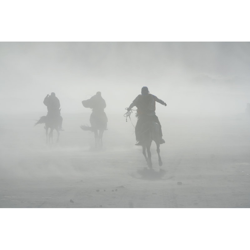 Sand Storm by Simongurney - Wrapped Canvas Print, 30cm H x 46cm W