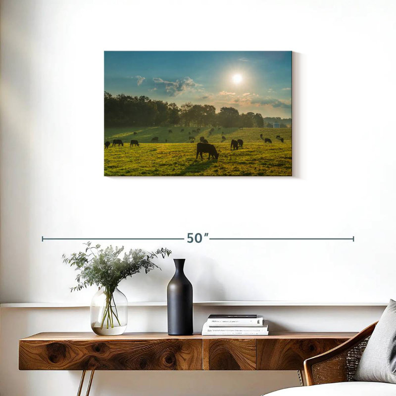 Crowle Cattle Graze, 20" H x 30" W